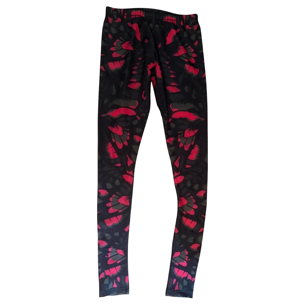 Black and Red Patterned Leggings